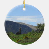 アイルランドクリスマスツリーオーナメント旅行記念 セラミックオーナメント (裏面)