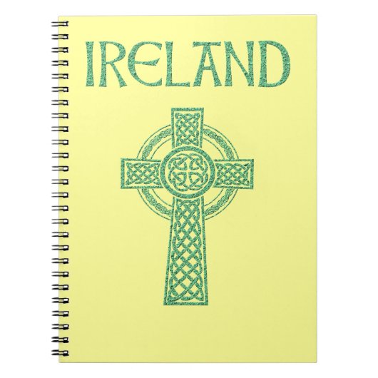 アイルランドケルト十字ノートブック ノートブック (正面)