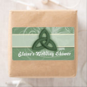 アイルランドケルト結び目模様ラベル(ウェディングシャワー) ラベル (インサイチュ)