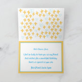 アイルランドコテージガーデンハッピーバースデーフレンド カード (内部)