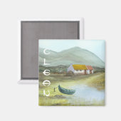 アイルランドコテージ食洗機マグネットクリーンbyボンホーヴィー マグネット (正面/裏面)