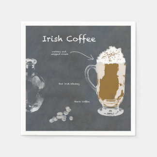 アイルランドコーヒー スタンダードカクテルナプキン