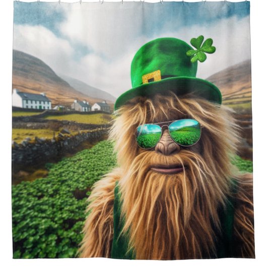 アイルランドサスカッチ シャワーカーテン (正面)