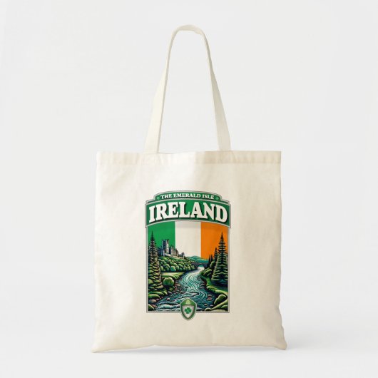 アイルランドザエメラルド島 トートバッグ (正面)