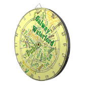 アイルランドシティズワードアート ダーツボード (正面右)