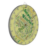 アイルランドシティズワードアート ダーツボード (正面左)