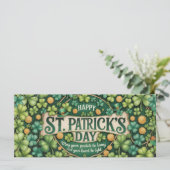 アイルランドシャムロックのお祝いデザイン (スタンド正面)