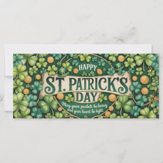 アイルランドシャムロックのお祝いデザイン (正面)