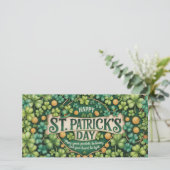 アイルランドシャムロックのお祝いデザイン (スタンド正面)