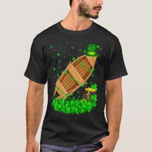 アイルランドシャムロックレプラコーン漁船セントパトリック Tシャツ