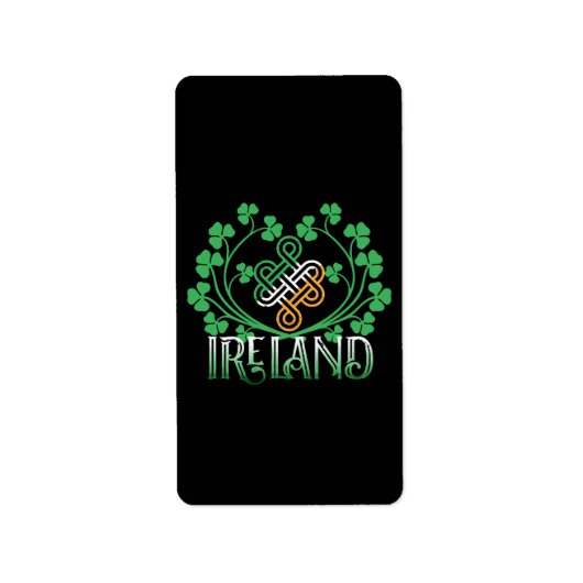 アイルランドシャムロック ラベル (正面)
