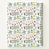 アイルランドスケッチドールパターン ノートブック (裏面)