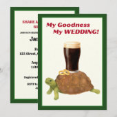 アイルランドスタウト ウェディングシャワー 招待状 (正面/裏面)