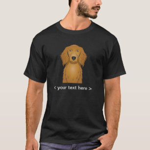 アイルランドセッターマンガパーソナライズされたー Tシャツ
