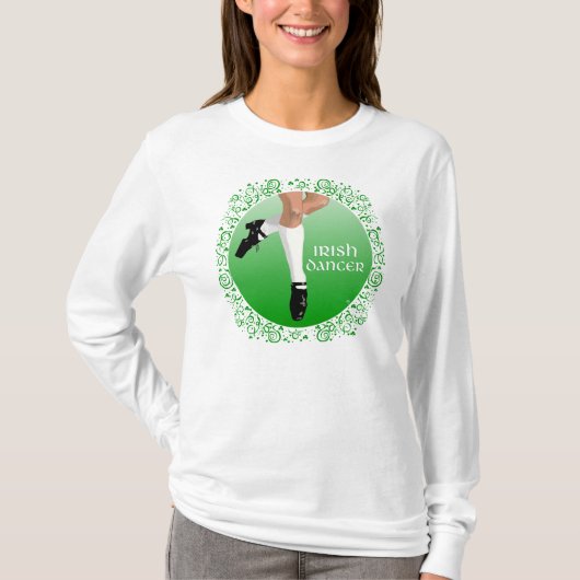アイルランドダンサー ハードシューズ Tシャツ (正面)