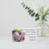 アイルランドダンス名刺 名刺 (スタンド正面)