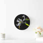 アイルランドデザインブラスアンドフラワーデザイン ラウンド壁時計 (ホーム)