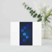 アイルランドデザインブルークリスタル ポストカード (スタンド正面)