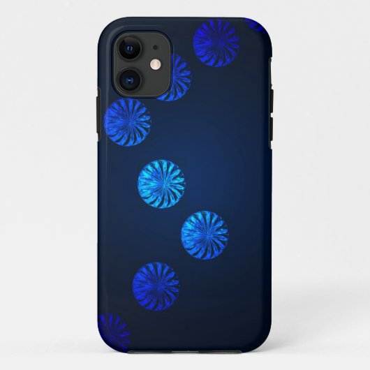 アイルランドデザインブルークリスタル Case-Mate iPhoneケース (裏面)
