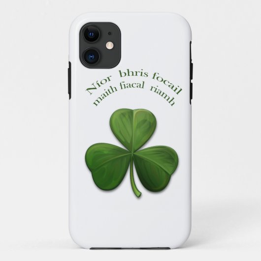 アイルランドデザイン製品のアイルランドの古いことわざ Case-Mate iPhoneケース (裏面)