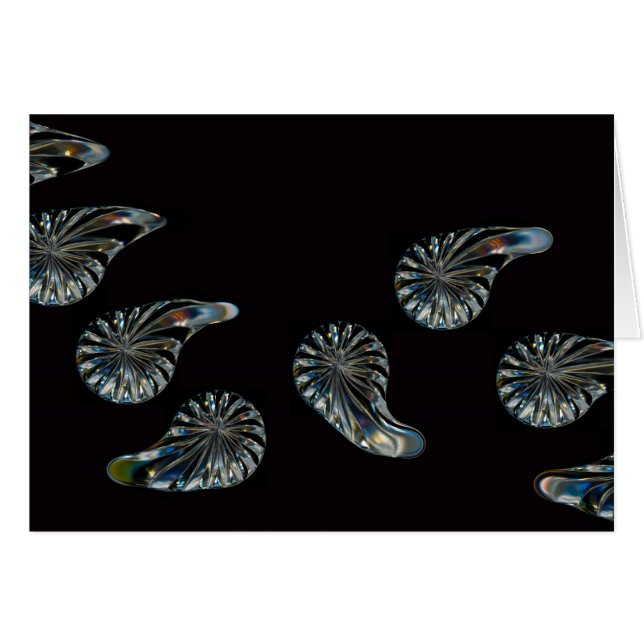 アイルランドデザイン – ザ・クリスタルコレクションのグリーティングカード (正面横)