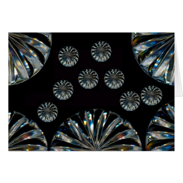 アイルランドデザイン – ザ・クリスタルコレクションのグリーティングカード (正面横)