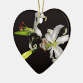 アイルランドデザイン – ブラスとフラワーコレクション セラミックオーナメント (左)