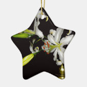 アイルランドデザイン – ブラスとフラワーコレクション セラミックオーナメント (左)