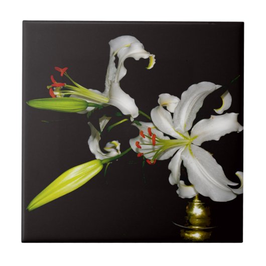 アイルランドデザイン – ブラスとフラワーコレクション タイル (正面)