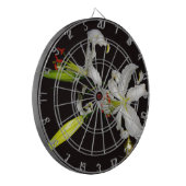 アイルランドデザイン – ブラスとフラワーコレクション ダーツボード (正面左)