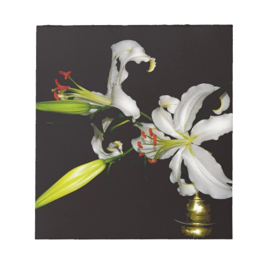 アイルランドデザイン – ブラスとフラワーコレクション ノートパッド (正面)