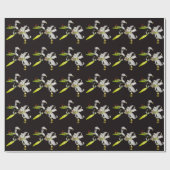 アイルランドデザイン – ブラスとフラワーコレクション ラッピングペーパー (フラット)