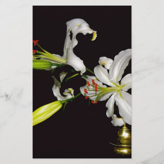 アイルランドデザイン – ブラスとフラワーコレクション 便箋 (正面)