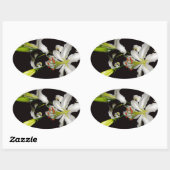 アイルランドデザイン – ブラスとフラワーコレクション 楕円形シール (シート)