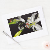 アイルランドデザイン – ブラスとフラワーコレクション 長方形シール (封筒)