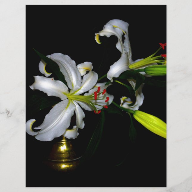 アイルランドデザイン – ブラスとフラワーデザイン (正面)