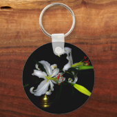 アイルランドデザイン – ブラスとフラワーデザイン キーホルダー (正面)