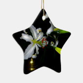 アイルランドデザイン – ブラスとフラワーデザイン セラミックオーナメント (右)