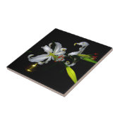 アイルランドデザイン – ブラスとフラワーデザイン タイル (側面)