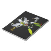 アイルランドデザイン – ブラスとフラワーデザイン ノートパッド (回転)