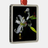 アイルランドデザイン – ブラスとフラワーデザイン メタルオーナメント (右)