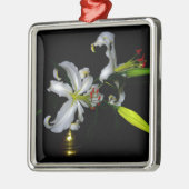 アイルランドデザイン – ブラスとフラワーデザイン メタルオーナメント (左)