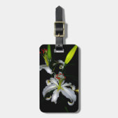 アイルランドデザイン – ブラスとフラワーデザイン ラゲッジタグ (正面縦)