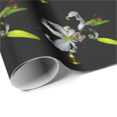 アイルランドデザイン – ブラスとフラワーデザイン ラッピングペーパー (ロールコーナー)