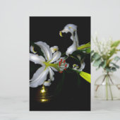 アイルランドデザイン – ブラスとフラワーデザイン 便箋 (スタンド正面)