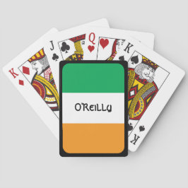 アイルランドトランプのポーカー選手パーソナライズされたトリカラー国旗Bic トランプ