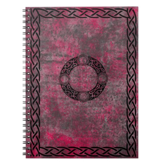 アイルランドノットデザイン ノートブック (正面)