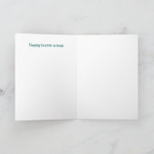 アイルランドハッピーイースターバニー シーズンカード (内部)