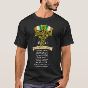 アイルランドハンガーストライキ – 1981年アイルランド記念祭 Tシャツ
