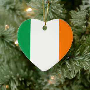 アイルランドハート国旗 セラミックオーナメント